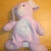 Identifying a Stuffed Rabbit - pink and white stuffed rabbi