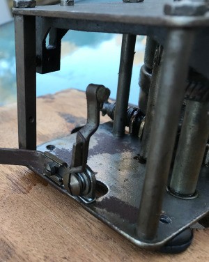 Repairing a Denison Gramophone - dangling arm
