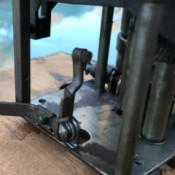 Repairing a Denison Gramophone - dangling arm