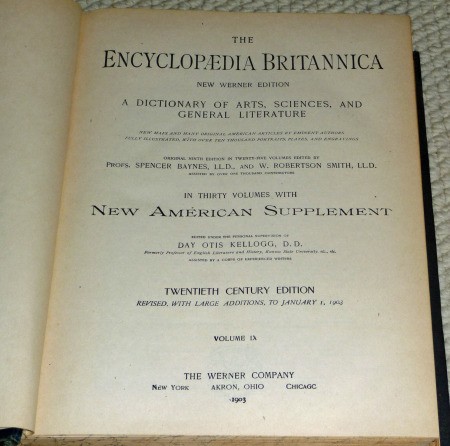 Selling Antique Incomplete Set of Encyclopedia Britannica