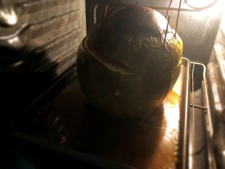 baked Watermelon in oven