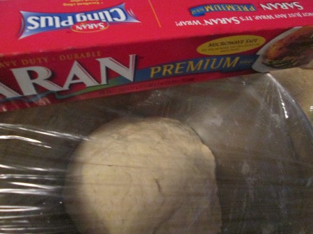 ball of dough in bowl