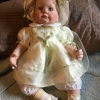 Identifying a Porcelain Doll - baby doll with bonnet and hightop baby shoes