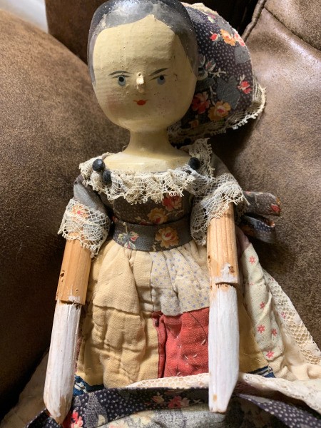 Identifying a Vintage Carved Wooden Doll