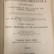 Value of a 1903 Set of Britannica - cover page