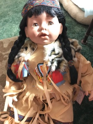 Value of a J. Misa Porcelain Doll - Native American doll