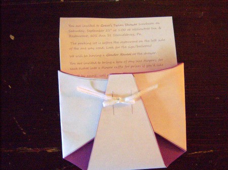 Nappy Baby Shower Invitations