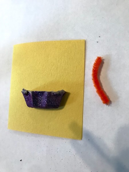 You Are TEA-riffic Card - cut a piece of pipe cleaner