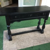 Value of a Mersman Table - painted long narrow table