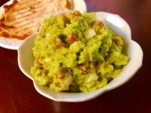 Grilled Guacamole in bowl