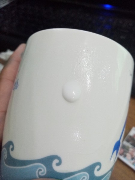 Photo Transfer Using White Glue - apply white glue to the area where you want the photo on the mug and spread