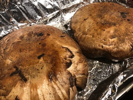 broiling buttered Portobello Caps