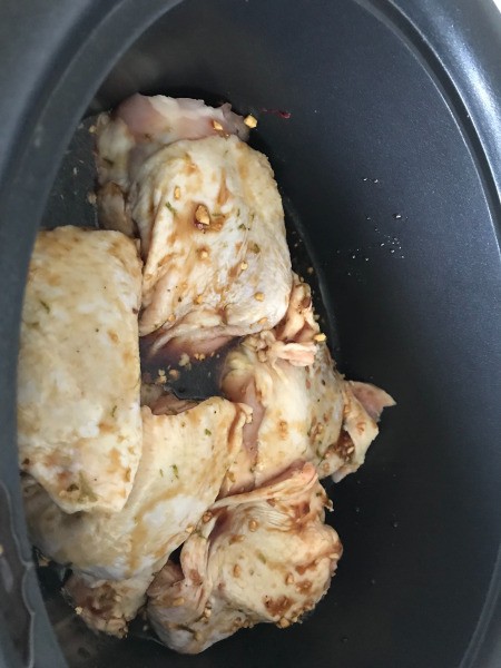 Chicken Thighs in slow cooker