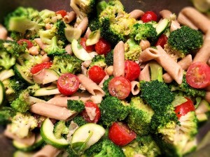 finished Lemon Tahini Broccoli Salad