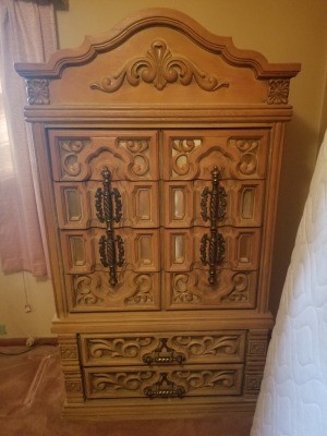Value of Bassett Bedroom Furniture - 2 door wardrobe with 2 drawers at the bottom