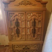 Value of Bassett Bedroom Furniture - 2 door wardrobe with 2 drawers at the bottom