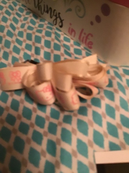 Cleaning Hair Bows in the Dishwasher - pink ribbon hair bow