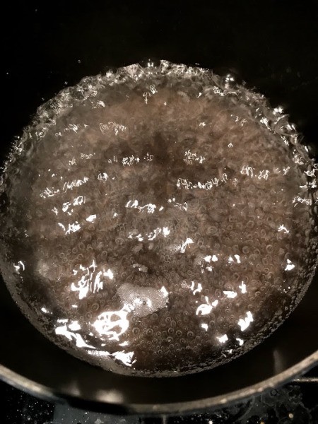 Growing Borax Crystals - boiling water