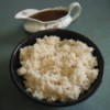 bowl of Brown Rice & gravy