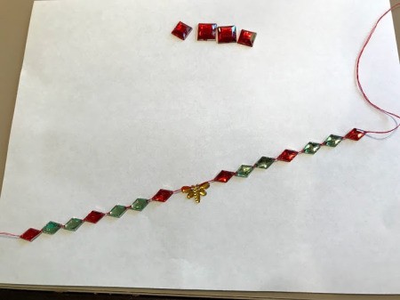 Kid Safe Acrylic Gem Necklace - done with gems