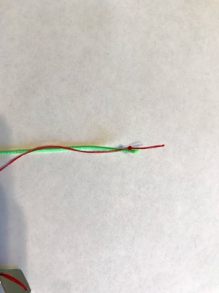 Kid Safe Acrylic Gem Necklace - attach with a secure knot, elastic to thread ends