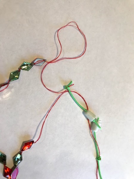 Kid Safe Acrylic Gem Necklace - ready to wear