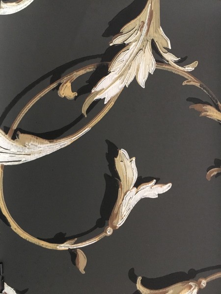 Discontinued York Wallpaper - scroll patterned wallpaper