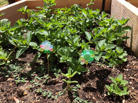 Bead Flower Decor for Garden - place in the garden