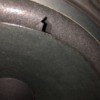 Repairing a Hole in a Stereo Speaker - tear in stereo speaker