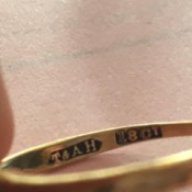Identifying Markings on a Gold Ring