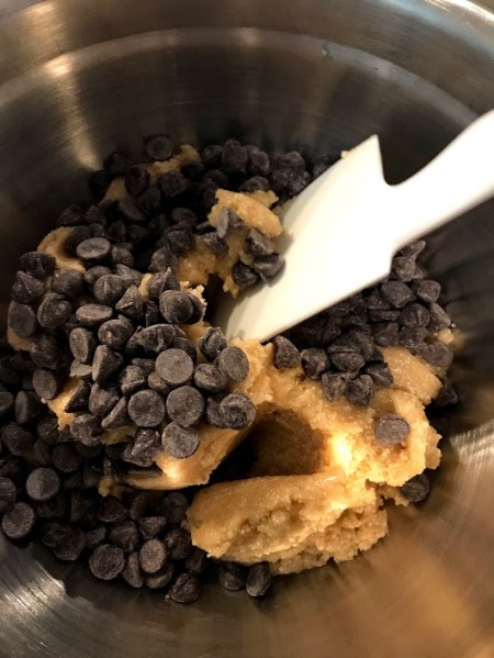 adding Chocolate Chips to batter
