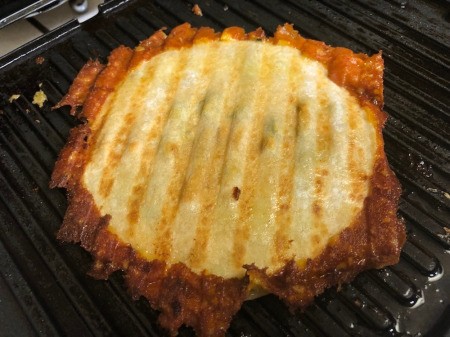 flipped Panini Quesadillas