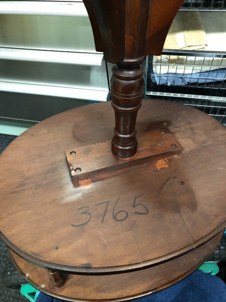 Identifying a Two Tier Vintage Oval Side Table