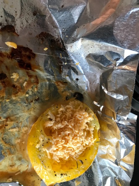 cheese added to Egg in Tomato