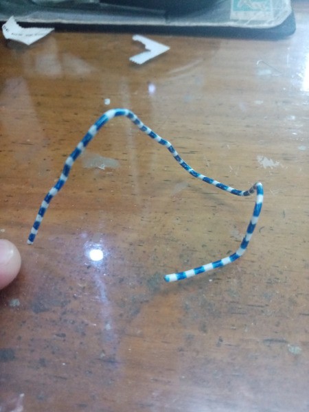 Making a Paper Clip Phone Stand - finished shaping