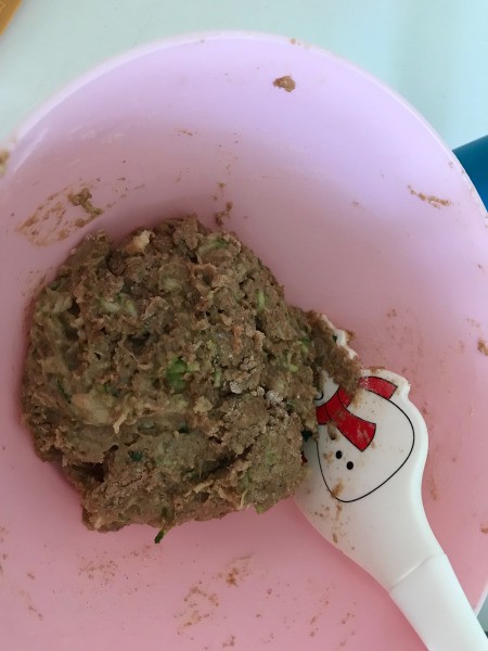 mixing wet & dry ingredients