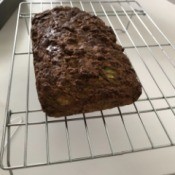 baked Zucchini Bread on rack