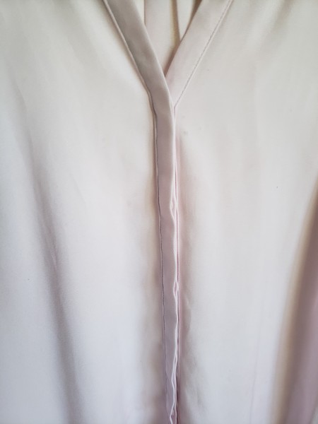 White Shirt Dyed Pink - dye transfer