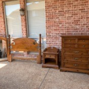 Value of Vintage Thomasville Bedroom Set - furniture on carport or driveway