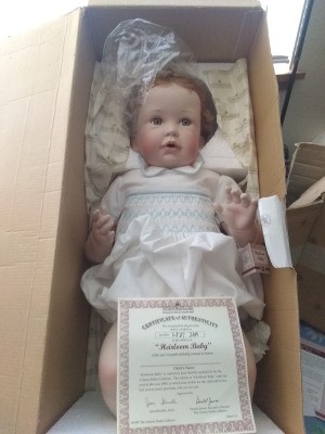 Value of an Ashton Drake Doll - baby doll in a box