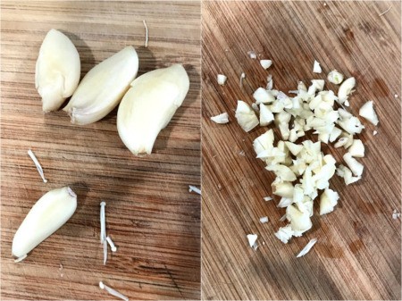 chopped garlic