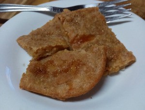 Leftover Bread Pudding on plate