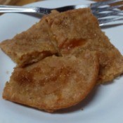 Leftover Bread Pudding on plate