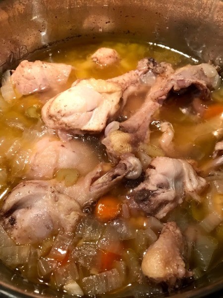 cooked Chicken Noodle Soup