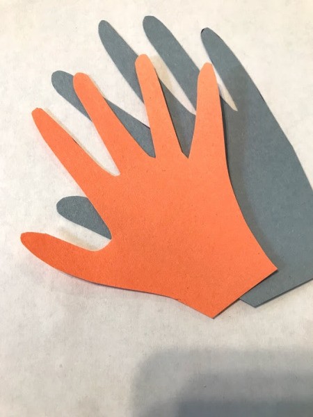 Peacock Popsicle Stick Puppet - two sizes of hand cut outs