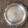 Is This Platter Sterling Silver or Plate? - round silver tray with ornate edge