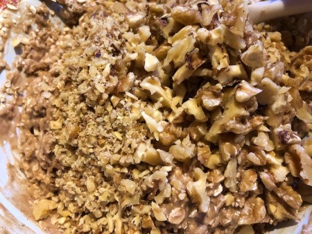 adding Walnuts to batter