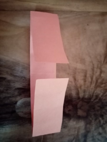 Making a Paper Worm Race Game - fold the ends towards the center