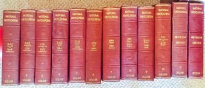 Value of 1936 Collier's National Encyclopedia - red bound volumes