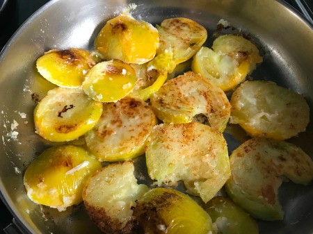 Browned Tomato slices